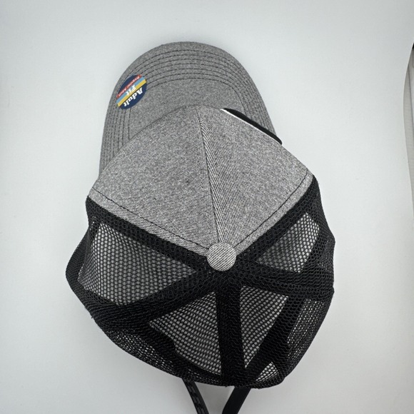 Yo Colorado Black and Gray Mesh Snapback Baseball Trucker Hat Adult Fit - Picture 5 of 8